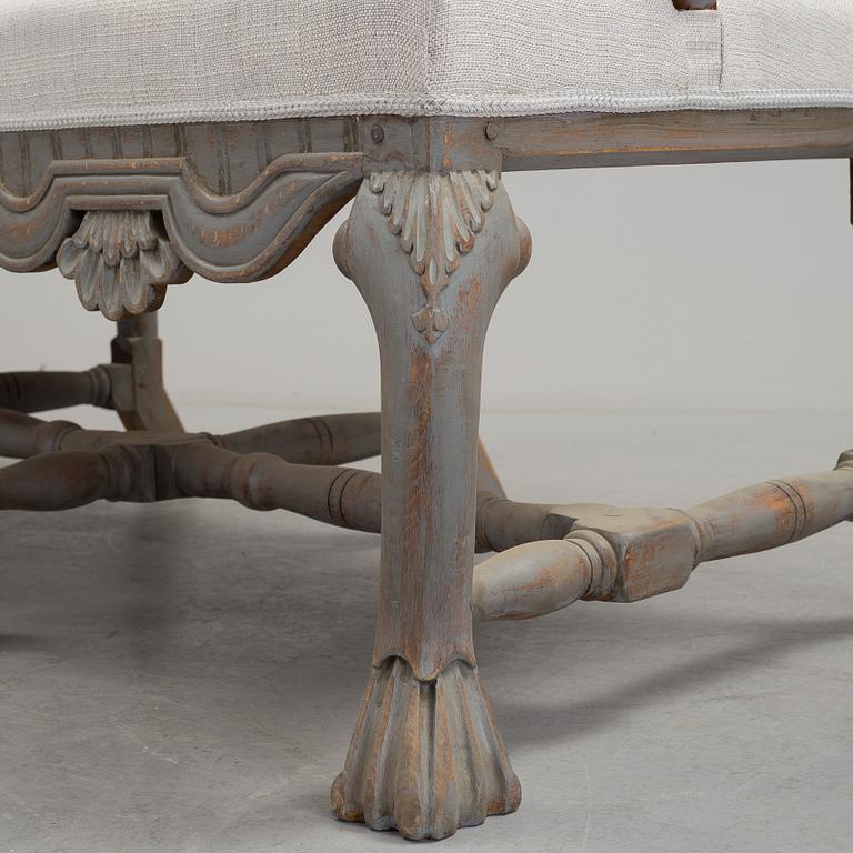A 18th century Baroque sofa.