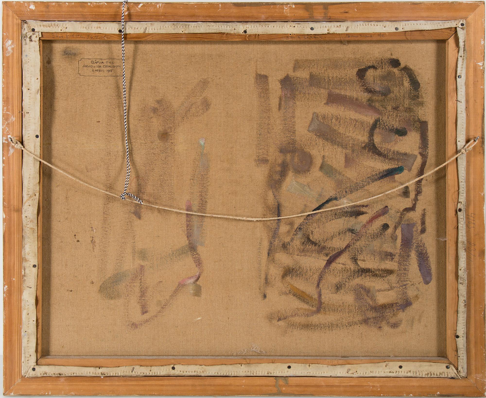 ACKE ÅSLUND, olja på duk, signerad Acke Åslund.