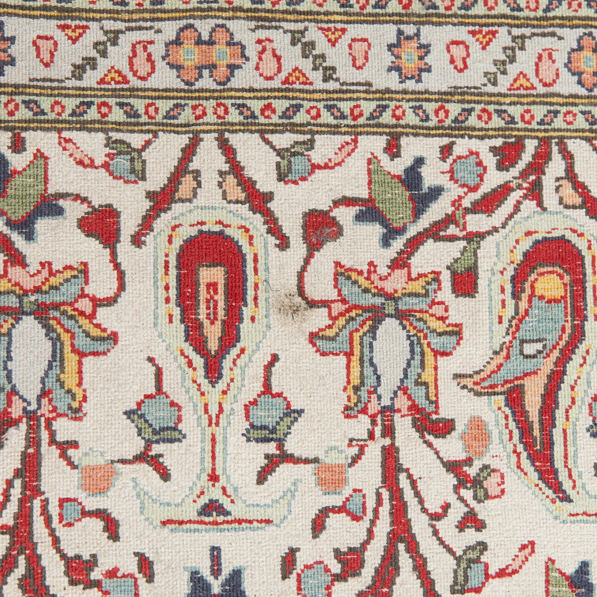 A silk runner, probably Turkey ca 284 x 99 cm.