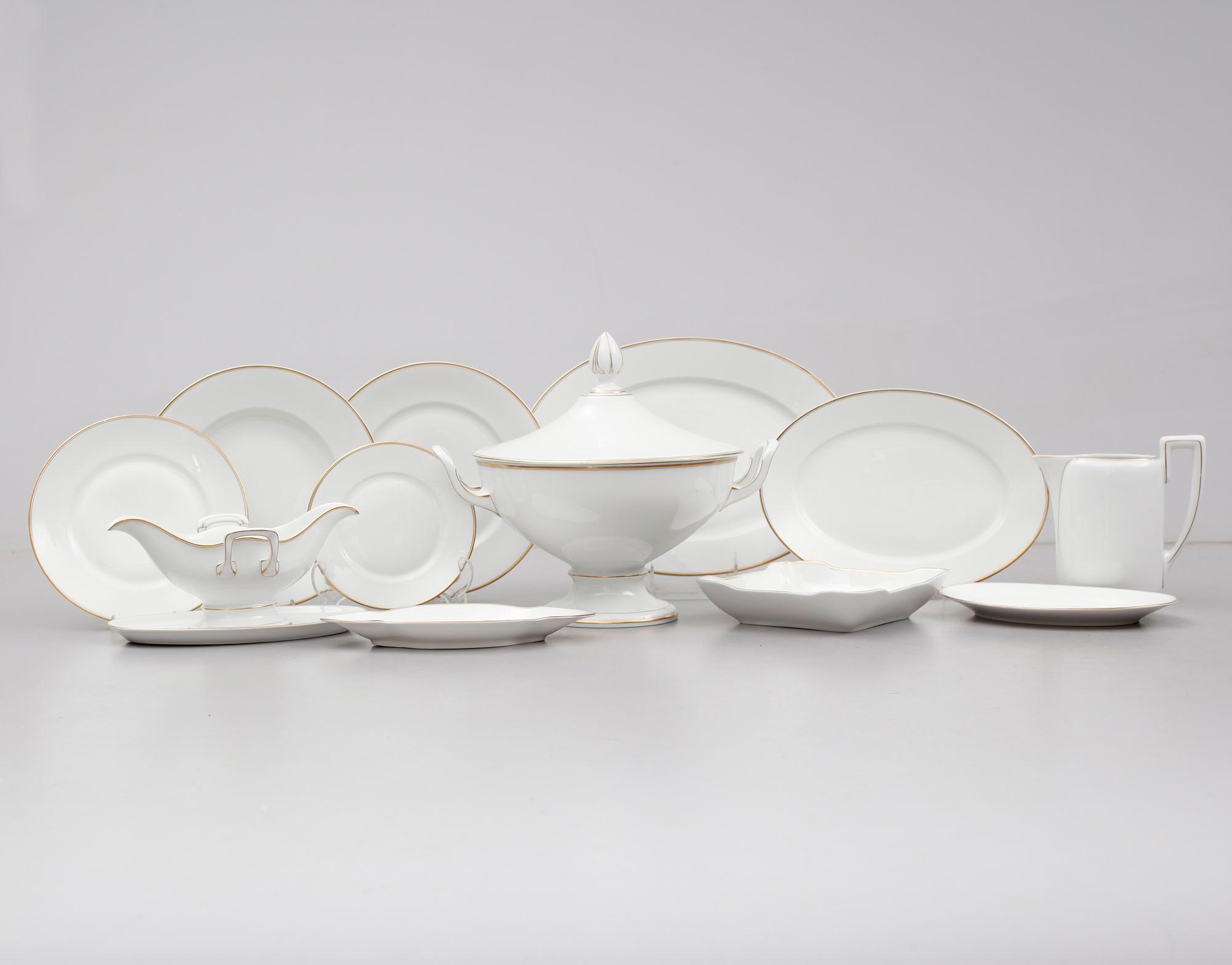 MATSERVIS, 57 delar, porslin, Rosenthal.