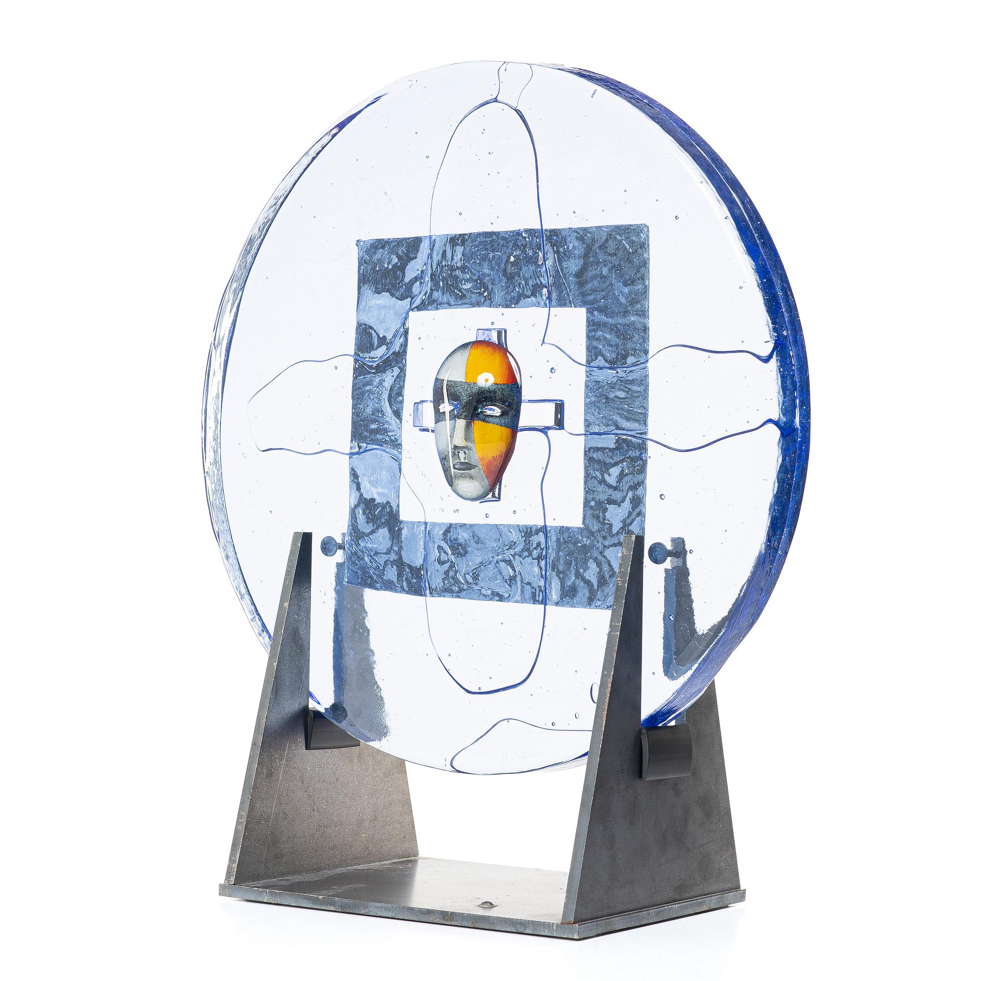 Bertil Vallien, Sculpture, art glass. Kosta Boda, limited edition of 100. Signed and numbered.