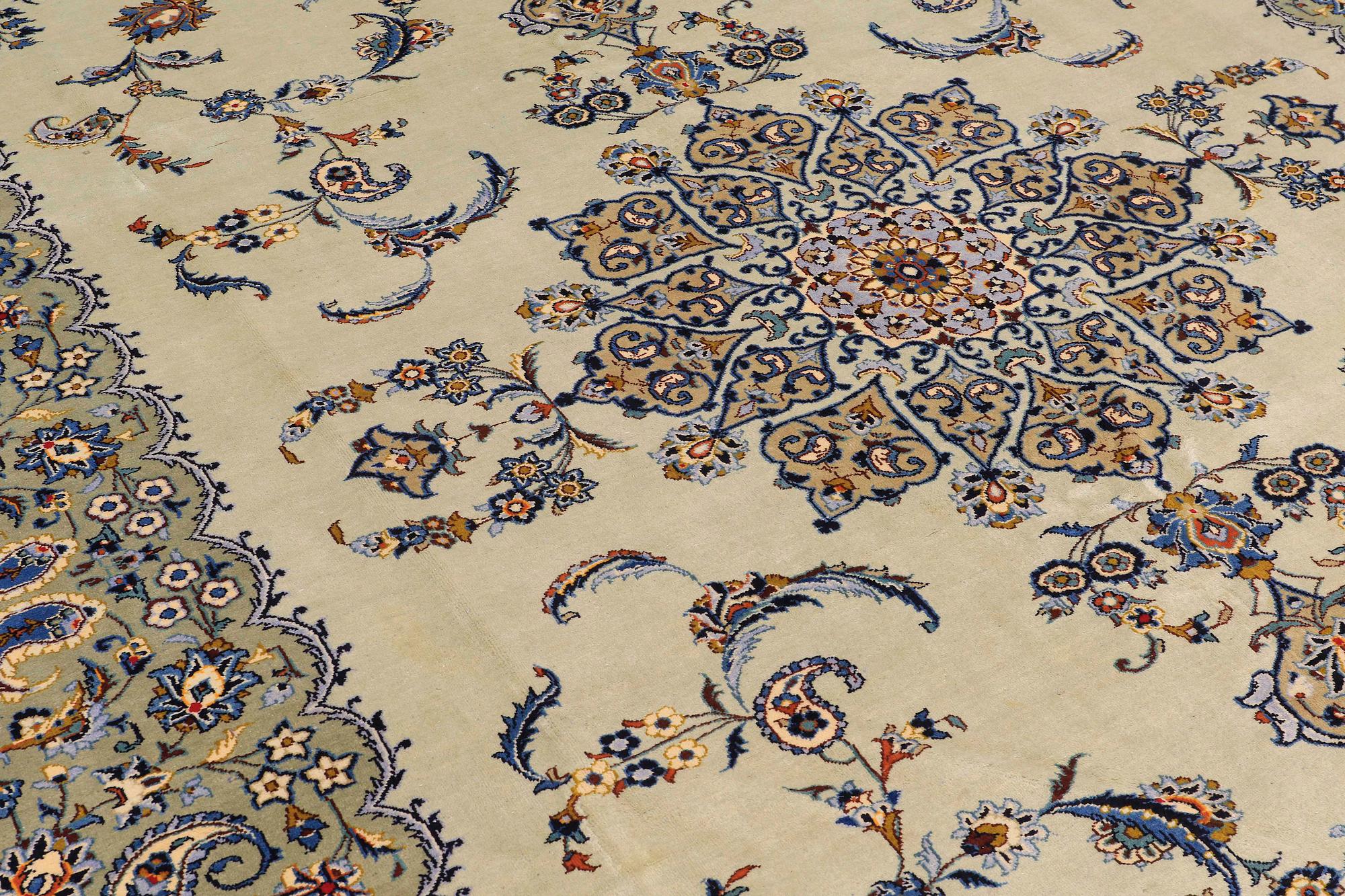 A CARPET, so called Royal Kashan, ca 370 x 280 cm.