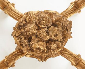 A Swedish Royal Rococo mid 18th century table, belonged to Lovisa Ulrika (Queen of Sweden 1751-1771).