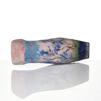 Daum Frères, an Art Nouveau cameo glass vase, Nancy, France.