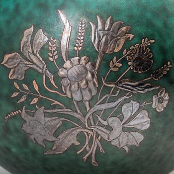 WILHELM KÅGE, vas av stengods, "Argenta", Gustavsberg 1948.