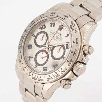 Rolex, Cosmograph, Daytona, "White Arabic Panda Dial", chronograph, ca 2007.