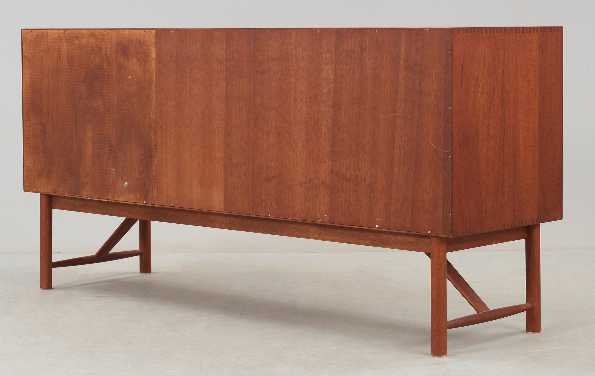 A Peter Hvidt & Orla Mølgaard-Nielsen teak sideboard, Søborg Møbler, Denmark 1950's-60's.