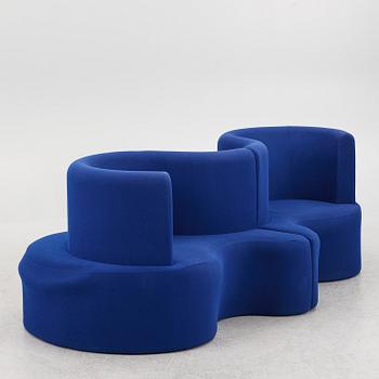 Verner Panton, a "Cloverleaf" sofa, Verpan, Denmark.