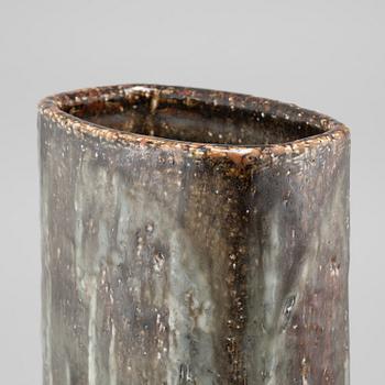 A unique stoneware vase, designed by Carl-Harry Stålhane for Rörstrand, signed and dated -63.