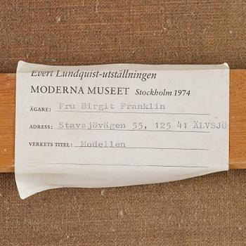 Evert Lundquist, ”Modellen”.