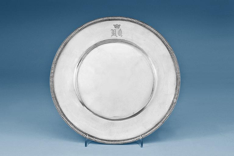 A SILVER PLATE.