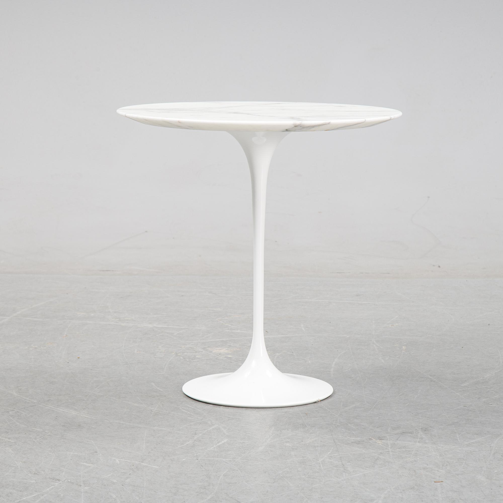 Eero Saarinen, a marble top 'Tulip' table, Knoll Studio.