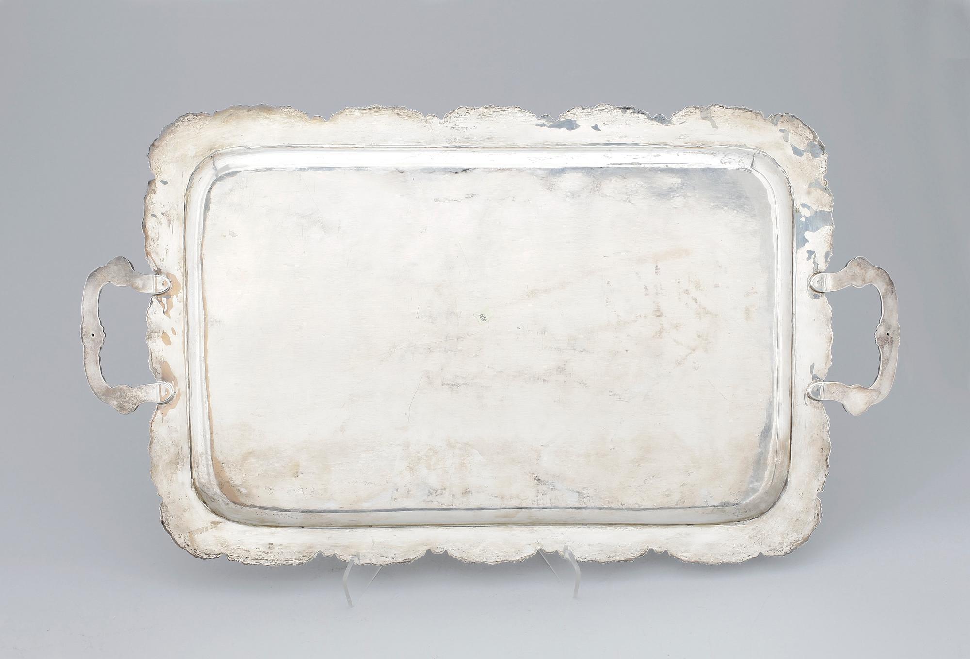 BRICKA, sterling silver, Peru, 1900-tal. Vikt ca 1900 g.