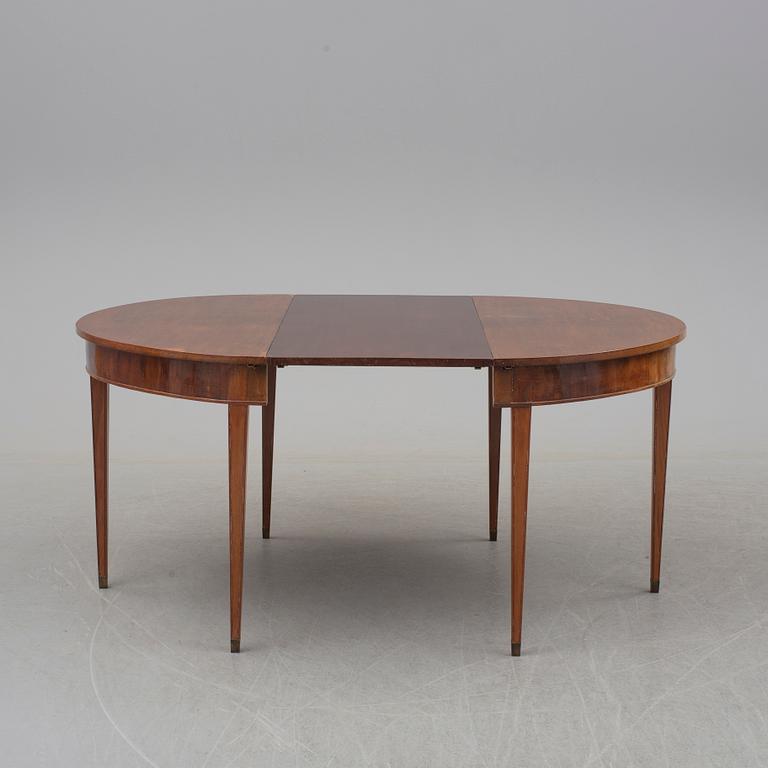 a 19th century mahogany dining table.