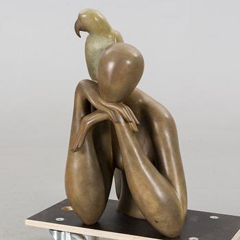 MARIE-MADELEINE GAUTIER, sculpture, bronze. Signed and numbered.