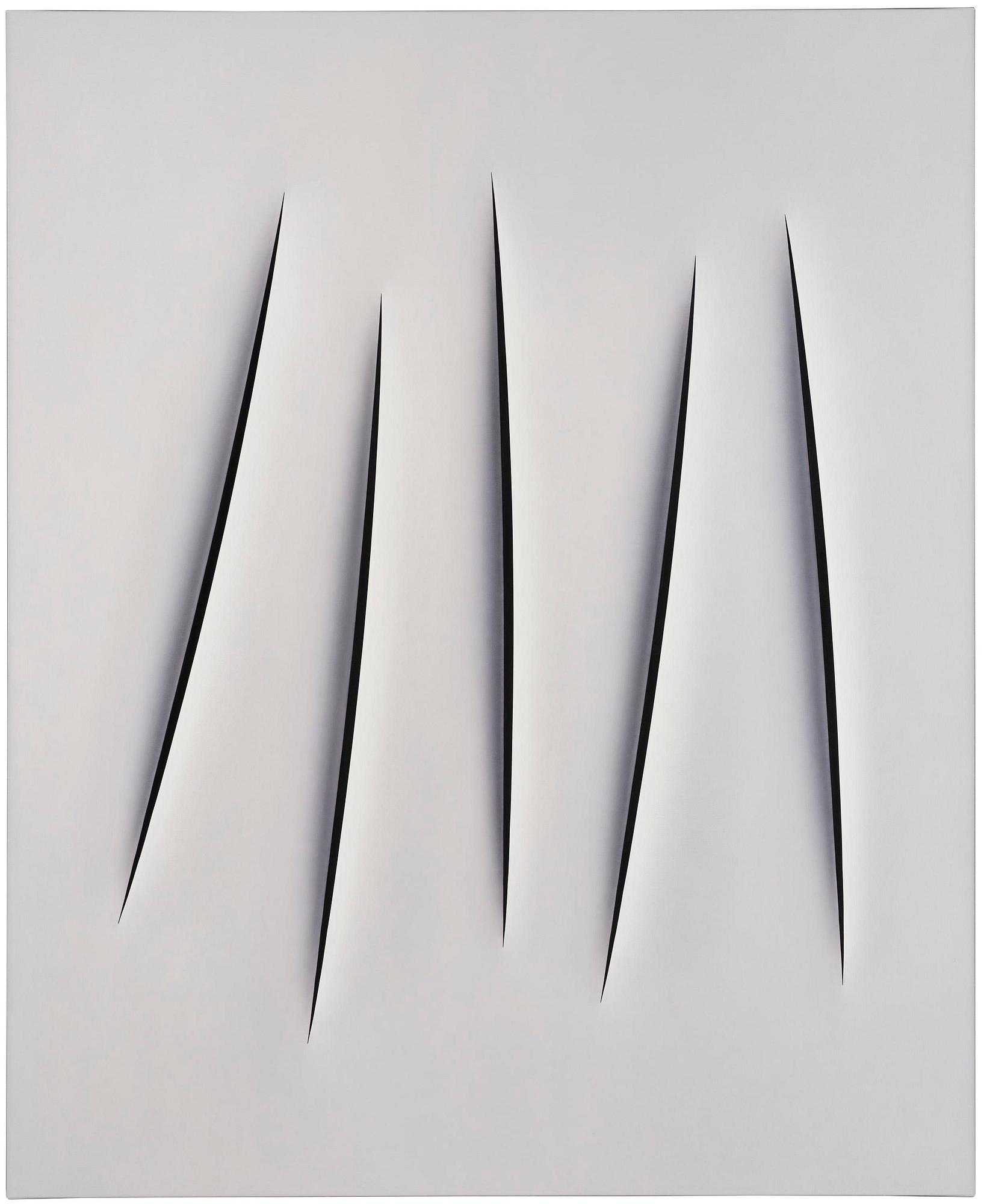 Ralf Arzt, "Trompe l'oeil Hommage à Fontana 2.0 V".