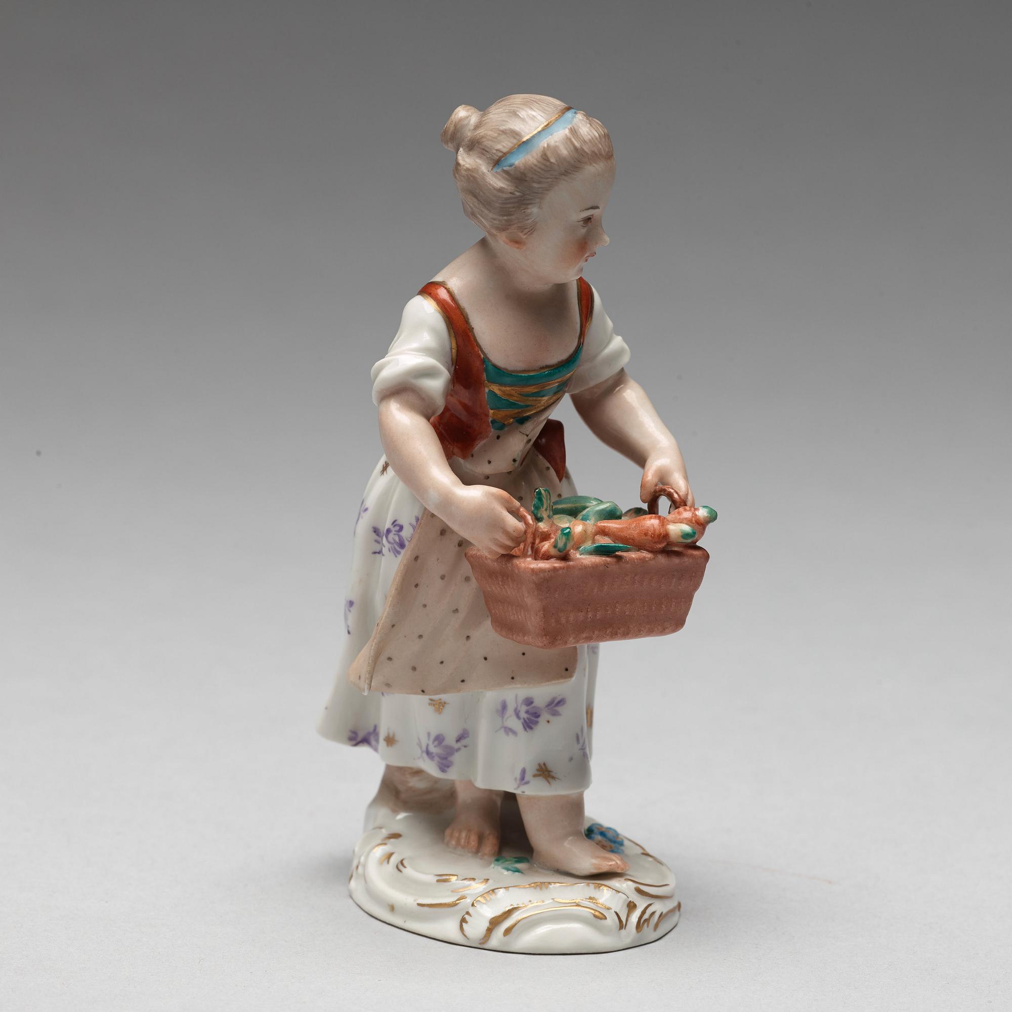 FIGURIN, porslin. Meissen, 1900-tal.