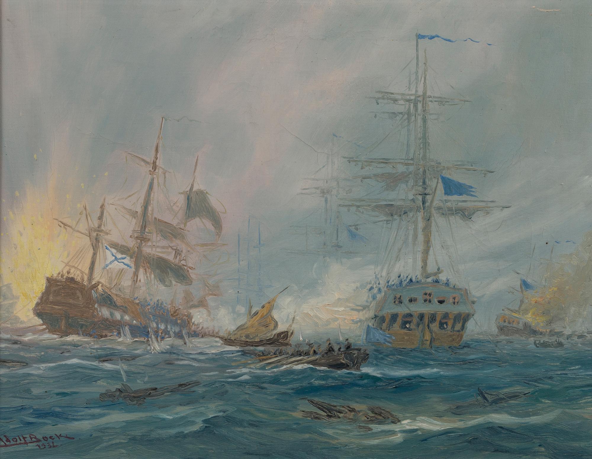 ADOLF BOCK, SEA BATTLE.