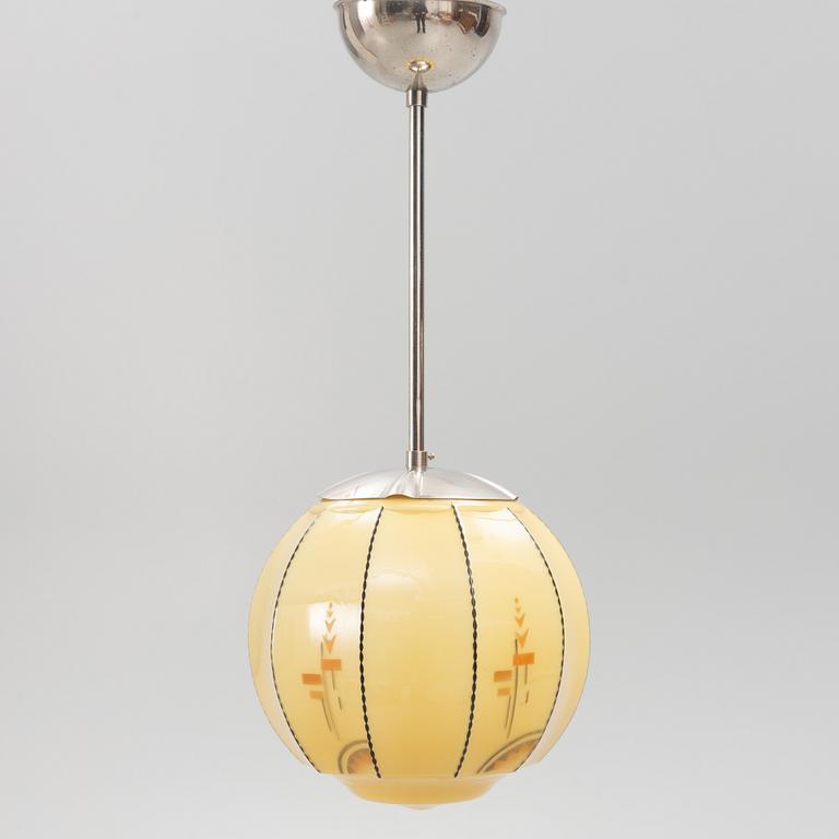A celing light, 1930's.