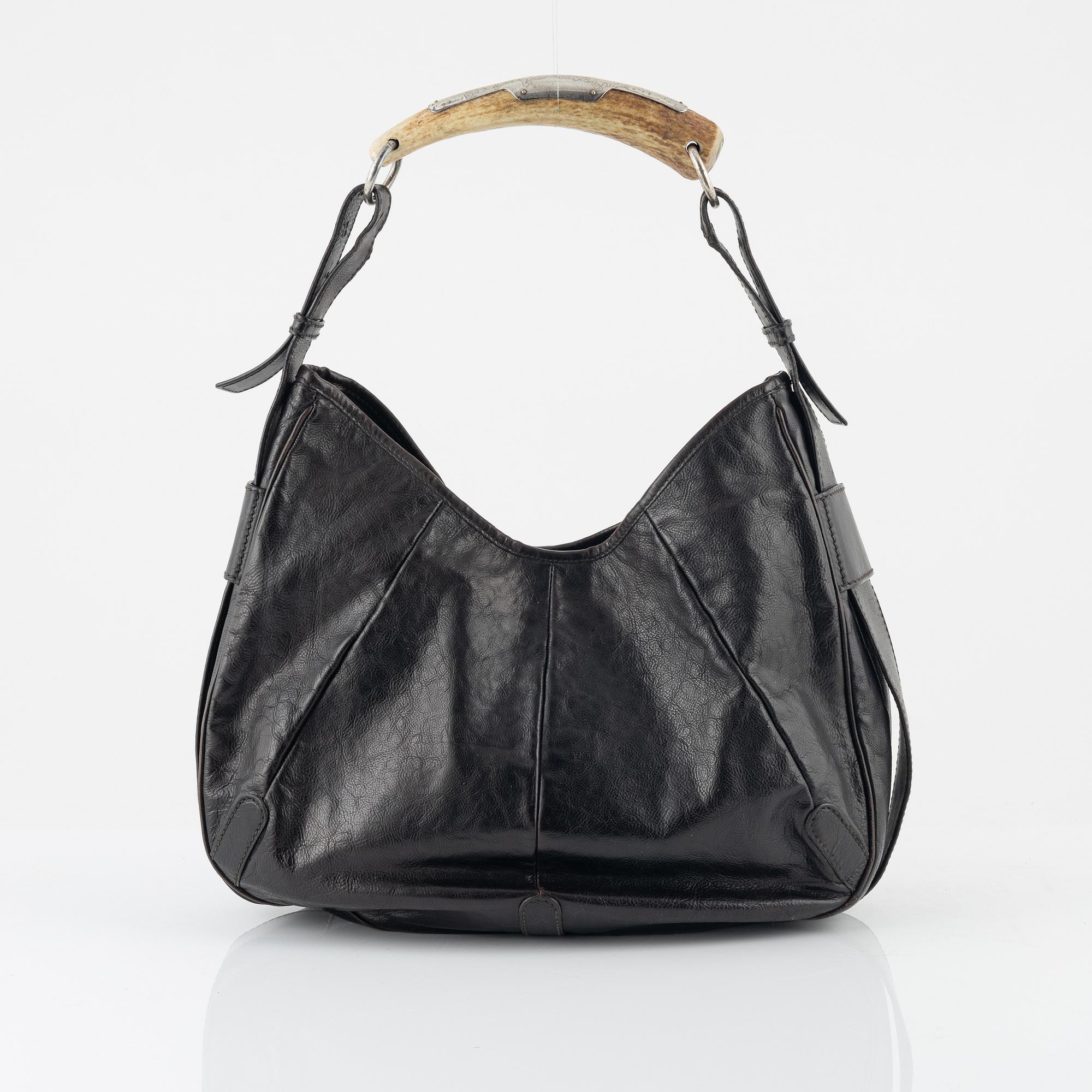 Yves Saint Laurent, a 'Mombasa' leather bag.