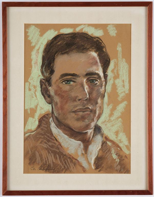 Lotte Laserstein, Portrait of a man.