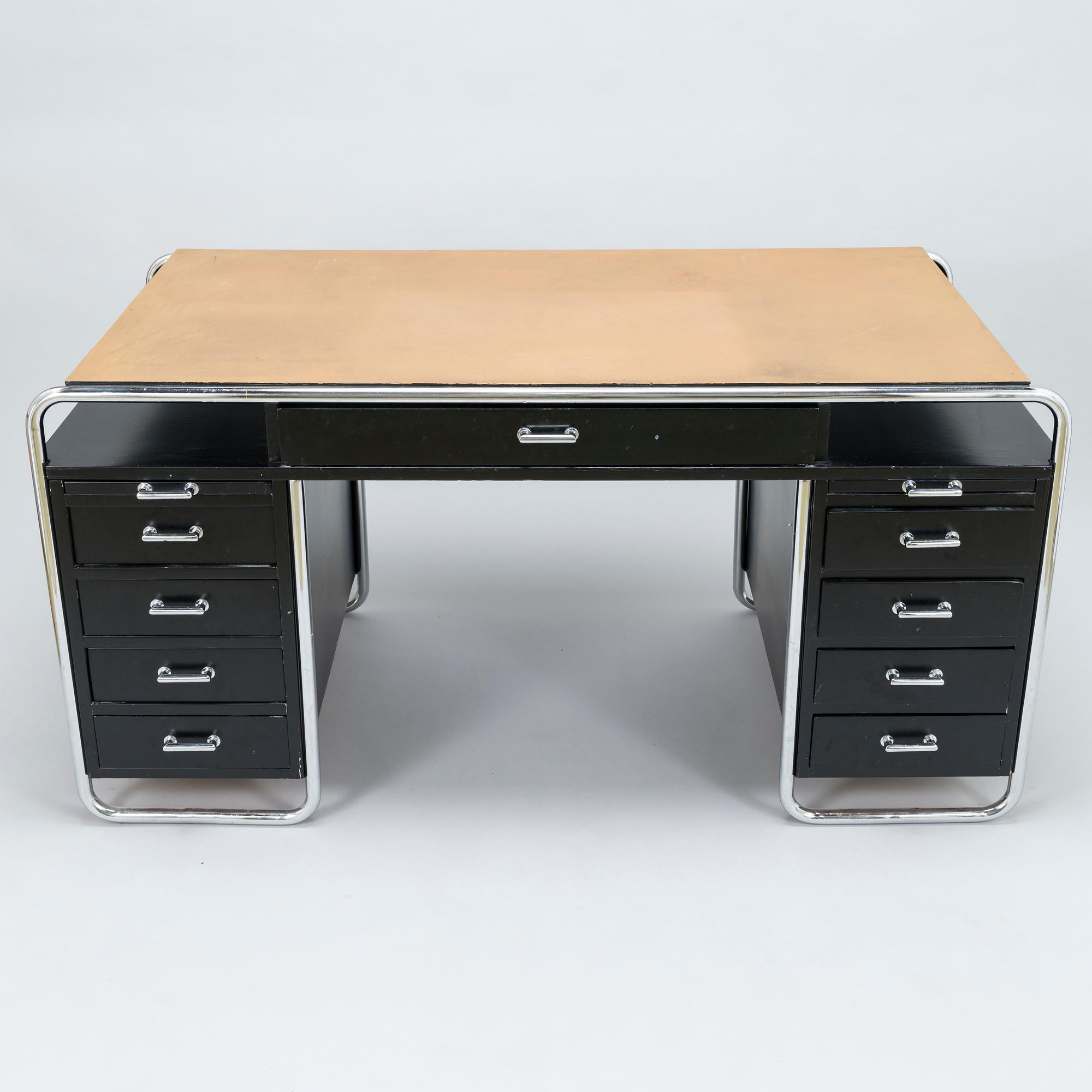 PAULI BLOMSTEDT, a mid 20th century writing desk for Merivaara.