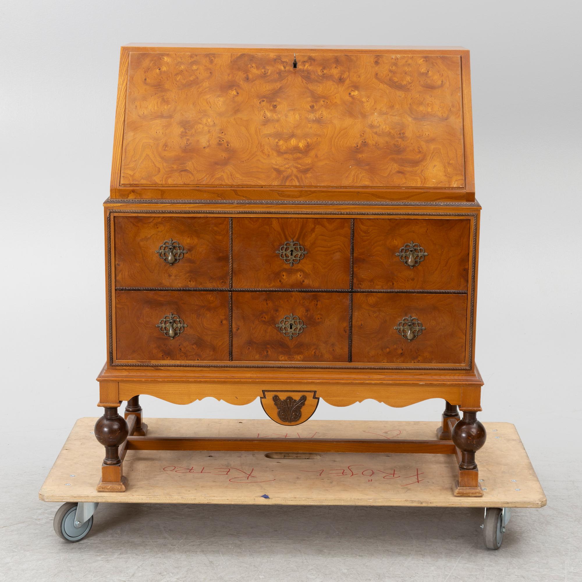 A Swedish Grace secretaire, Hilding Lundvall AB, Örebro, 1920s-40s.