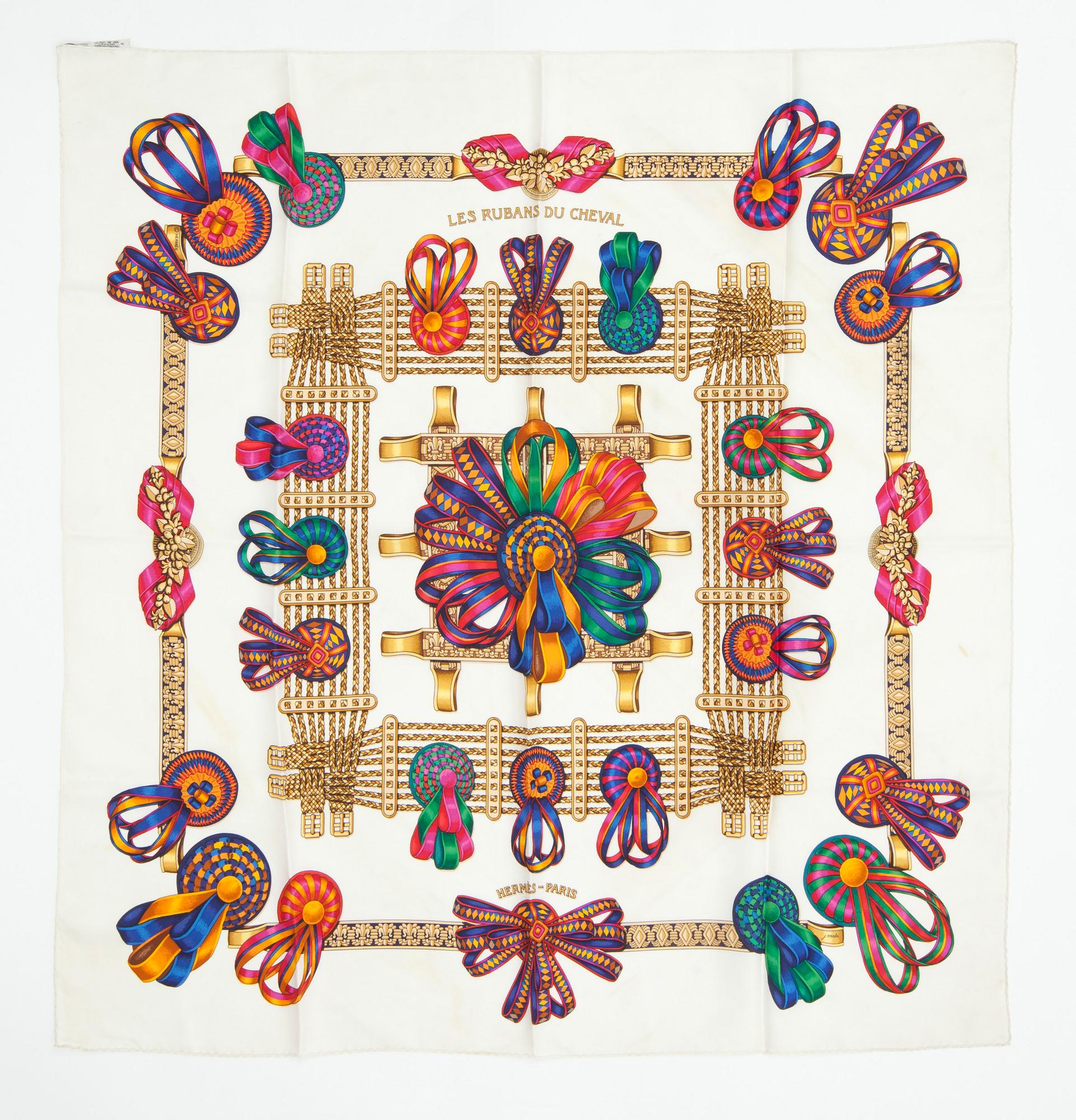 SCARF, Hermès, "Les Rubans de Cheval".