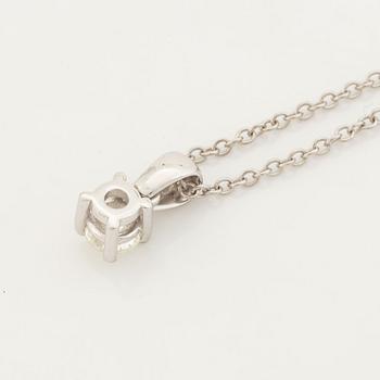 Brilliant cut diamond necklace, with IGI certificate.