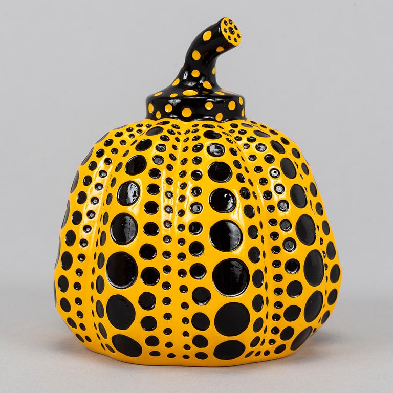 Yayoi Kusama, efter, objekt/multipel,"Pumpkin", utgiven av Benesse Holdings Inc, Naoshima, Japan, 2013.