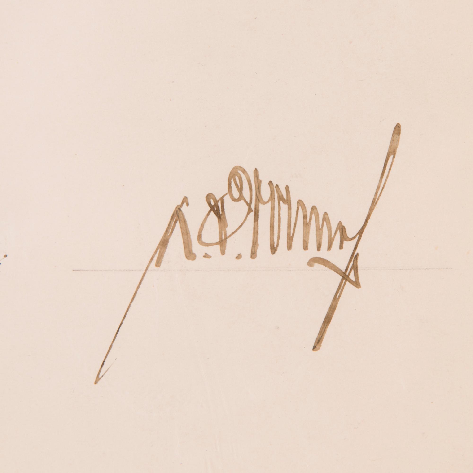 A document signed by C.G.E. Mannerheim 1919, Finland.