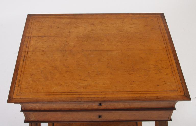 SYBORD, empirestil, 1800-tal. Bla. björk o mahogny.