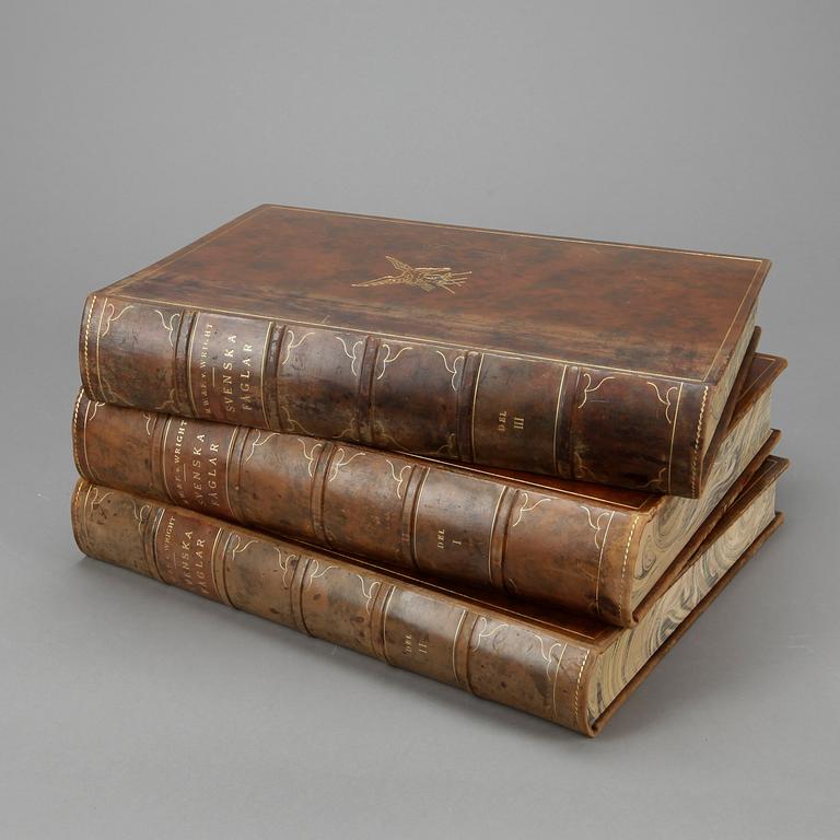 M, W. OCH F. VON WRIGHT, "Svenska fåglar", numrerad 263, Stockholm 1927-29.