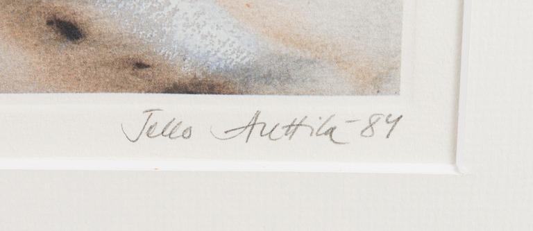 TELLO ANTTILA, print, 2 pieces, signed and dated -84.