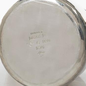 Eric Löfman, coffee pot, silver, MGAB, Uppsala 1975.