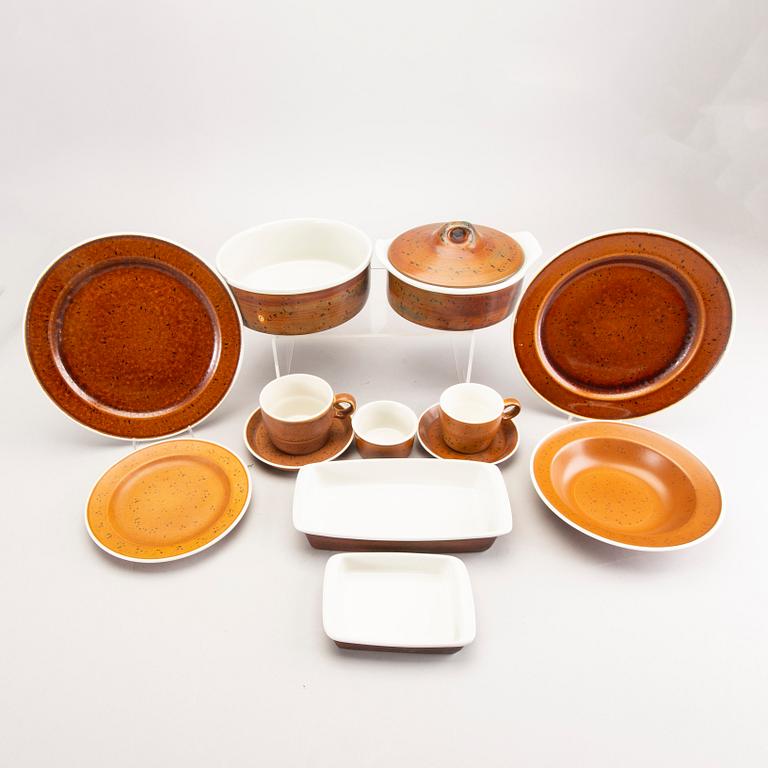 Stig Lindberg, tableware, 54 parts, ovenproof goods, "Coq", Gustavsberg.