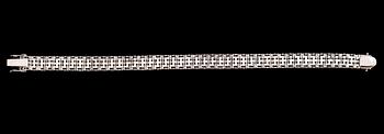 ARMBAND, 14 k guld, diamanter tot ca 3.60 ct.