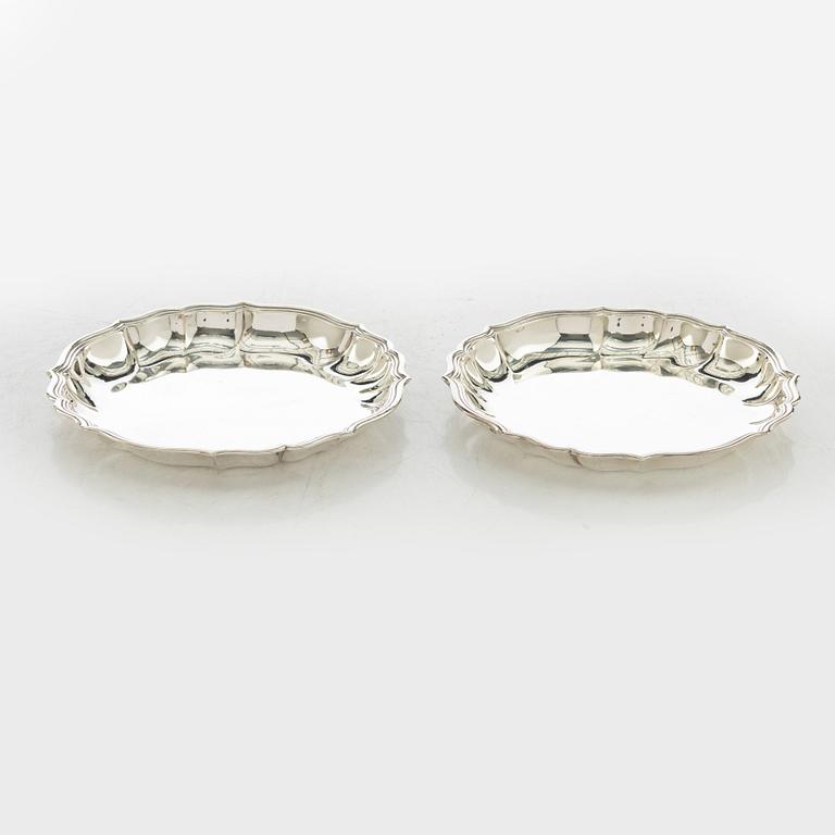 Coasters, 11 st, silver, Danmark, 1925-38.