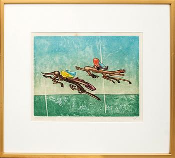 Roberto Matta, 5 etchings signed and numbered 56/100.