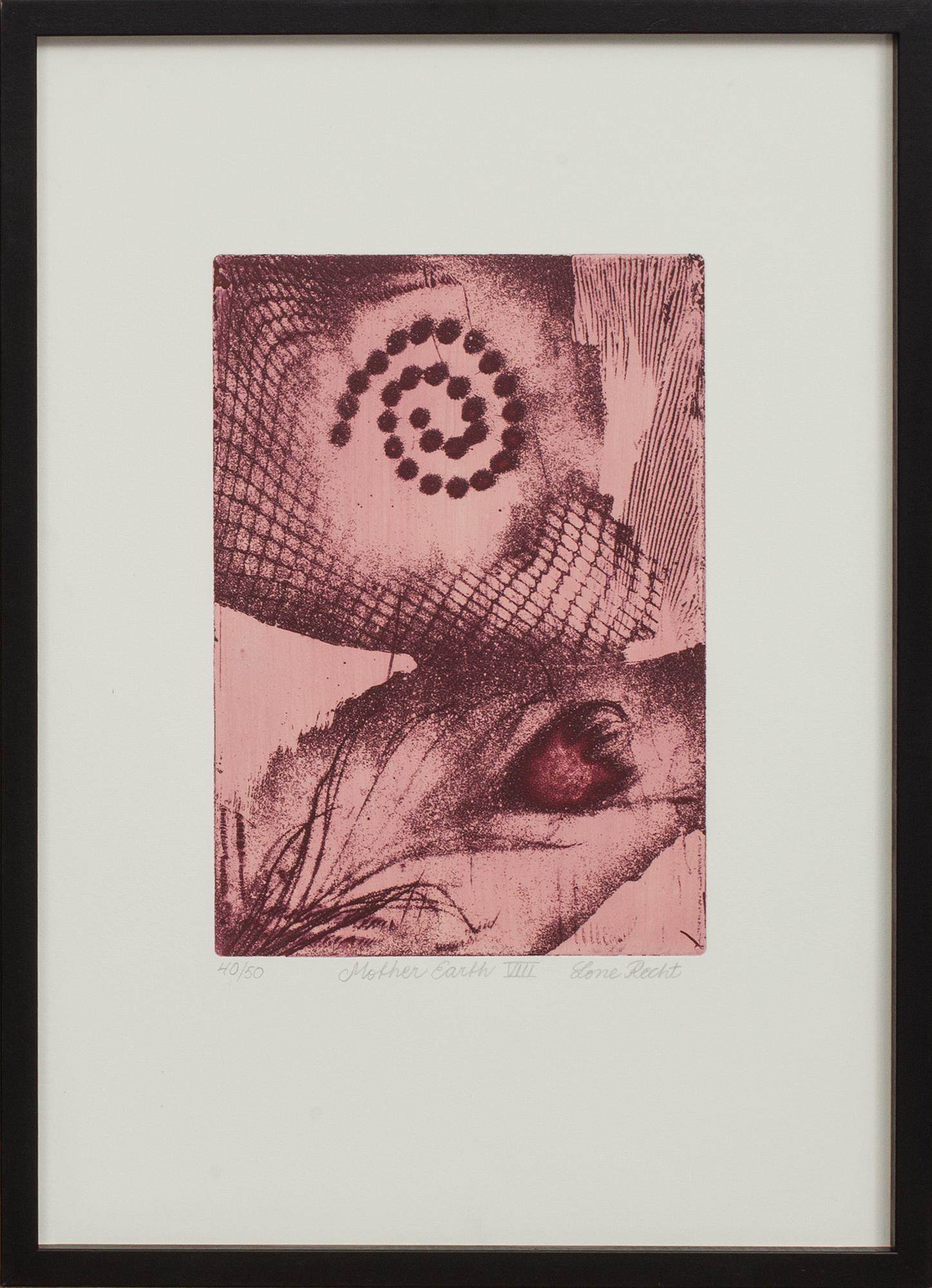 LONE RECHT, etsning, signerad och numrerad 40/50.