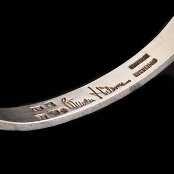 ARMRING, sterling silver. Wiwen Nilsson, Lund 1956. vikt ca 20 g.
