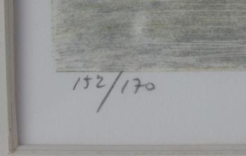 VON SCHANTZ, PHILIP. Färglitografi, sign o numr 152/170.