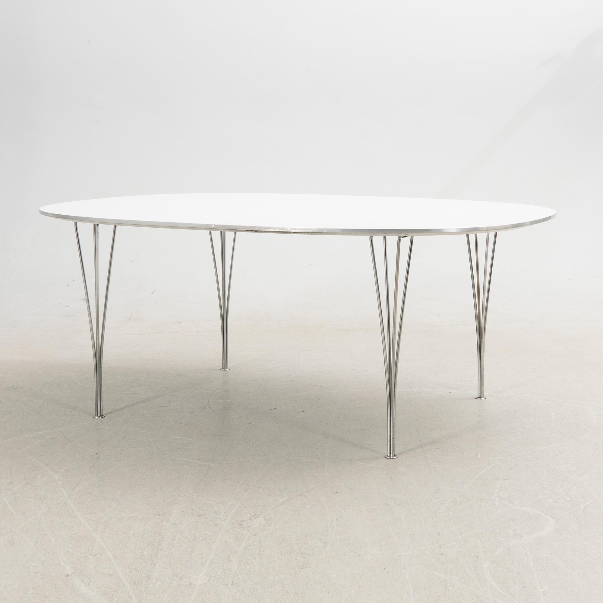 Bruno Mathsson & Piet Hein, bord, "Superelips".