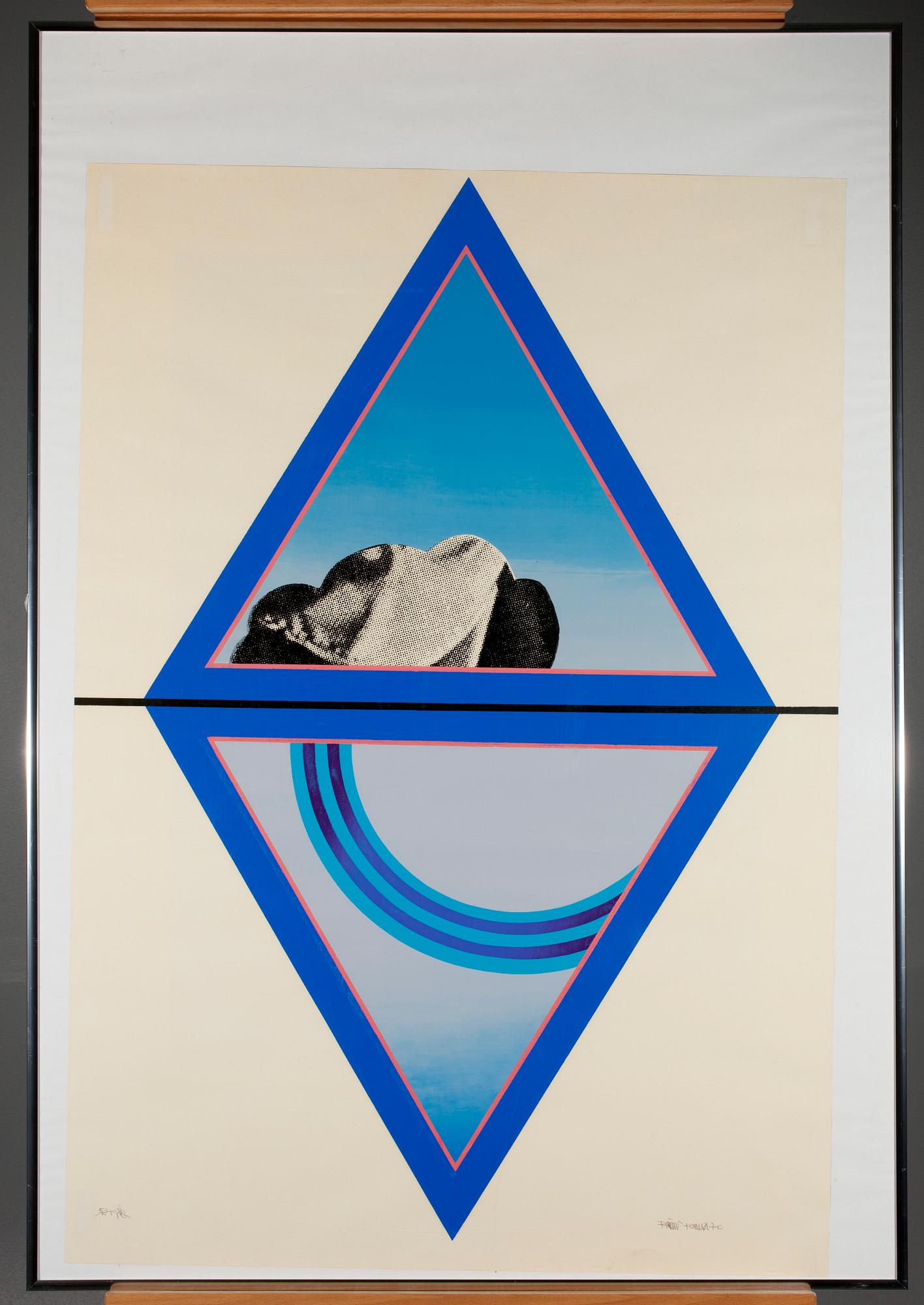RAIMO KANERVA, serigrafia, nimetön.