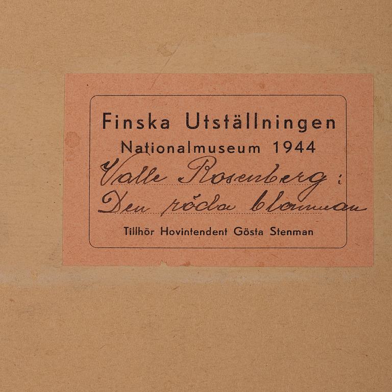 Valle Rosenberg, "Den röda blomman" (The Red Flower).