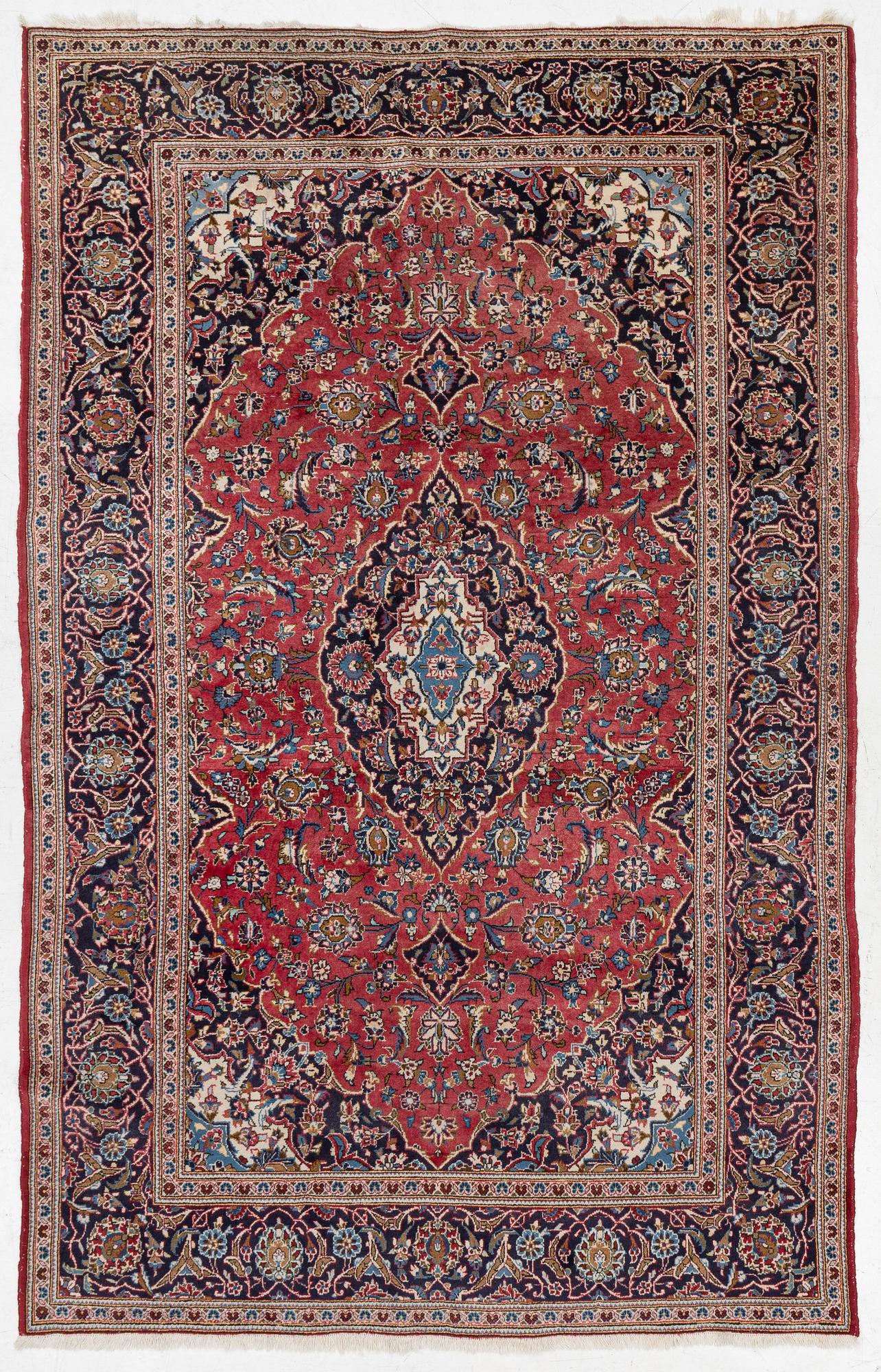Rug, Keshan, approx. 310 x 200 cm.
