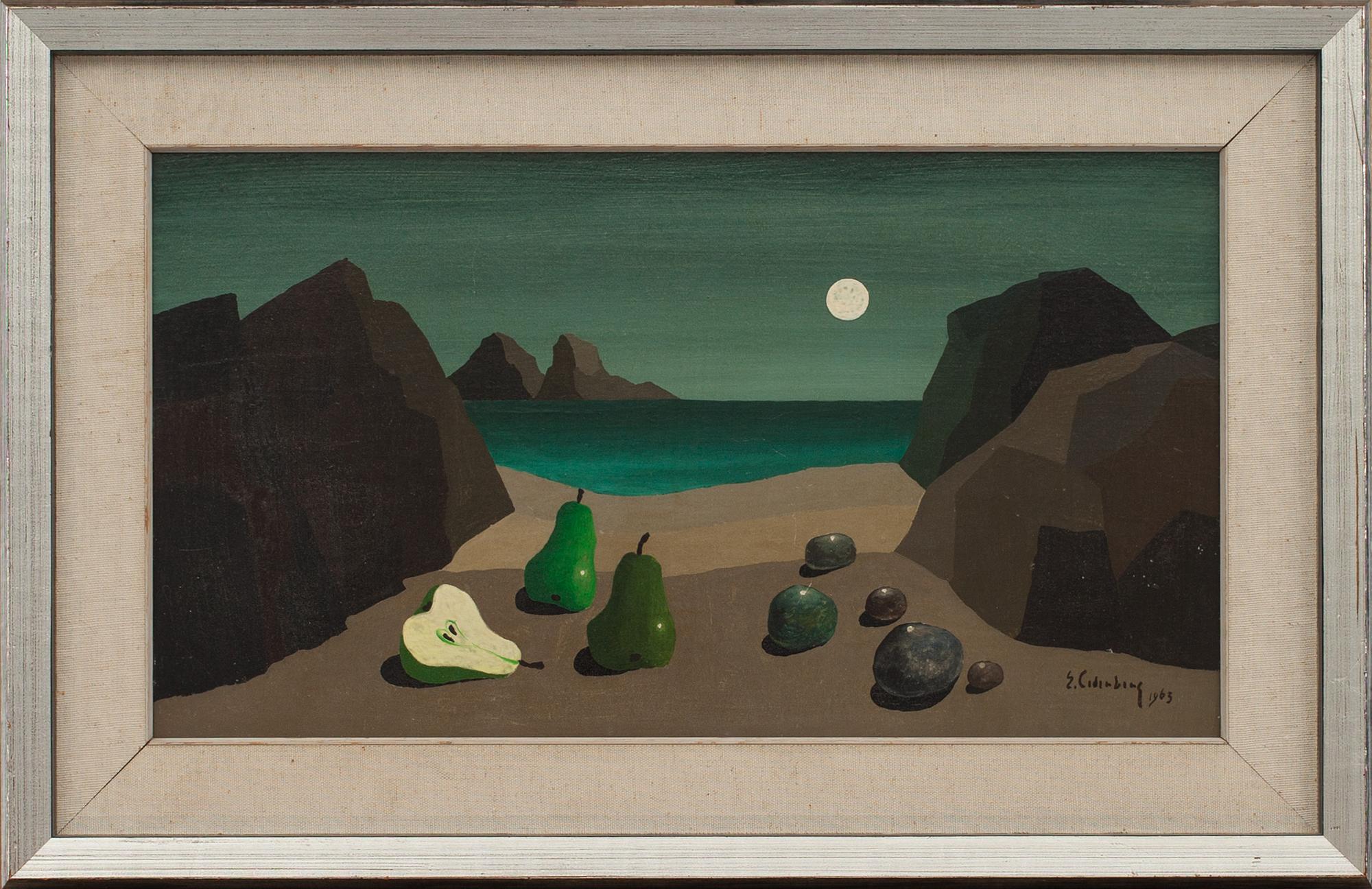 ERIC CEDERBERG, olja på pannå. Signerad och daterad 1963.