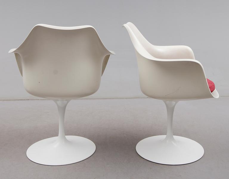 STOLAR, 4 st, "Tulip", Eero Saarinen, Knoll International, 1900-talets andra hälft.