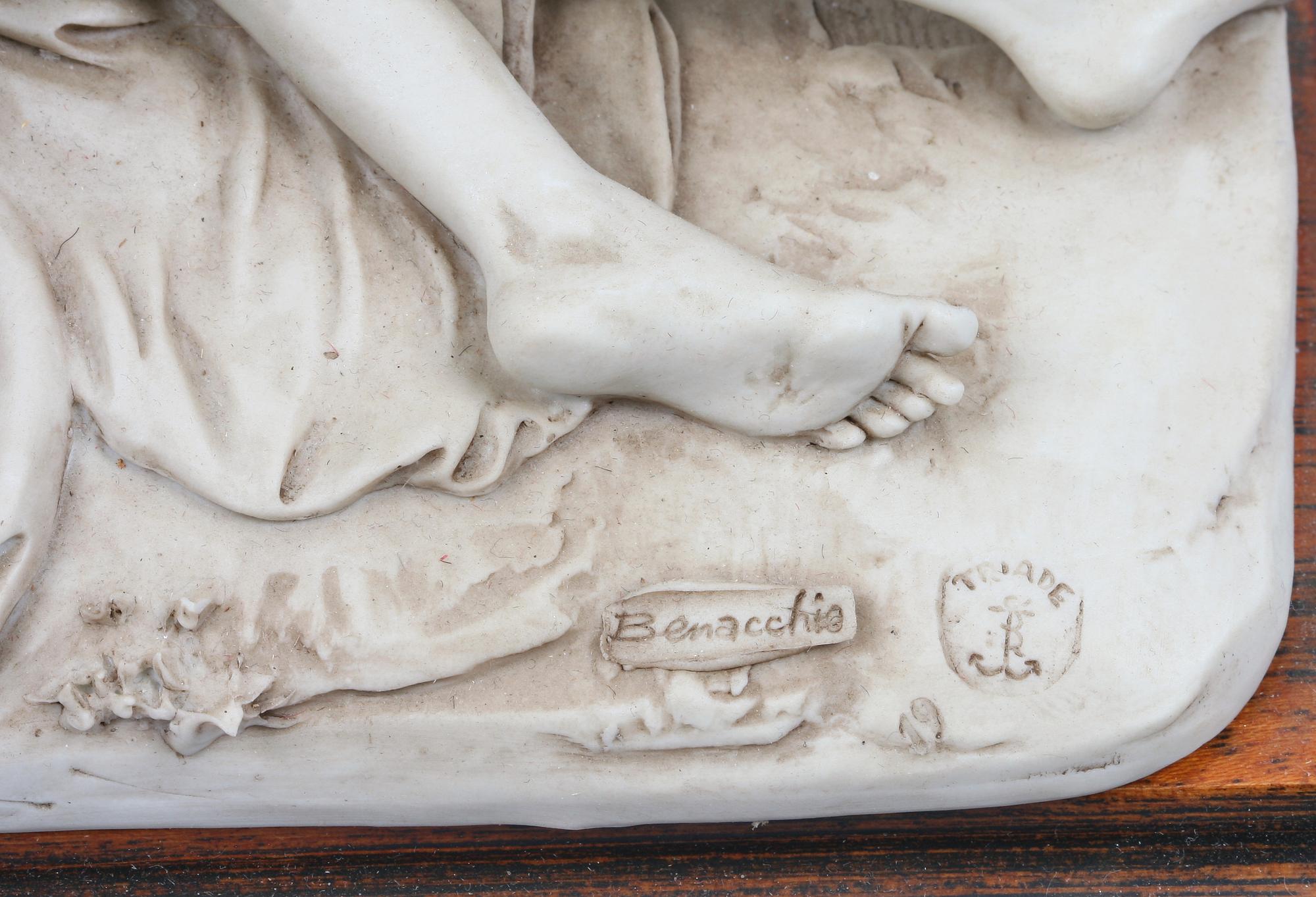 FIGURIN, porslin, Italien, sent 1900-tal.