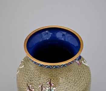 VAS samt SKÅL, cloisonné, Kina, 1900-talets första hälft.